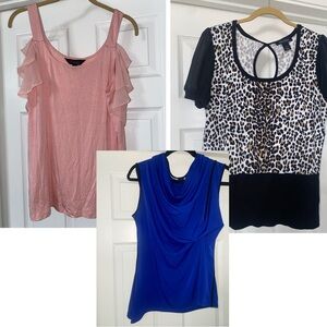 Bundle of 3 size large tops